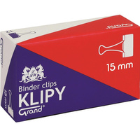 Klipsy biurowe 15mm Grand a`12